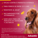 Advantix Pack Ahorro 12 pipetas para perros mini (0-4KG)