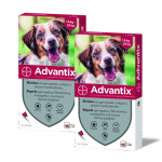 Advantix Pack Ahorro 8 pipetas para perros medianos (10-25kg)