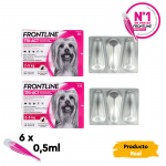 Frontline Tri-Act Pack Ahorro 12 pipetas para perros mini (2-5KG)
