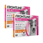 Frontline Tri-Act Pack Ahorro 12 pipetas para perros pequeños (5-10KG)