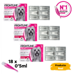 Frontline Tri-Act Pack Ahorro 18 pipetas para perros mini (2-5KG)