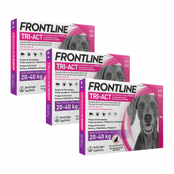 Frontline Tri-Act Pack Ahorro 18 pipetas para perros grandes (20-40KG)