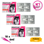 Frontline Tri-Act Pack Ahorro 18 pipetas para perros gigantes (40-60KG)
