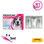 Pack Súper Protección: collar Scalibor 65cm + Frontline Tri-Act 3 pipetas (10-20kg) para perros medianos