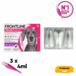 Pack Súper Protección: collar Scalibor 65cm + Frontline Tri-Act 3 pipetas (20-40kg) para perros grandes
