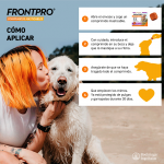 Pack Súper Protección: Frontpro Comprimidos Masticables 2-4kg + Frontline Tri-Act 3 pipetas (2-5kg) para perros mini