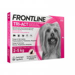 Pack Súper Protección: Frontpro Comprimidos Masticables 2-4kg + Frontline Tri-Act 3 pipetas (2-5kg) para perros mini