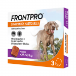 Pack Súper Protección: Frontpro Comprimidos Masticables 25-50kg + Frontline Tri-Act 3 pipetas (40-60kg) para perros gigantes