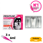 Pack Súper Protección: Frontpro Comprimidos Masticables 25-50kg + Frontline Tri-Act 3 pipetas (40-60kg) para perros gigantes
