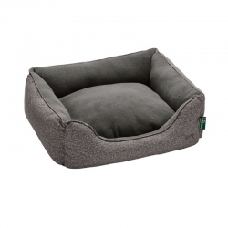 Hunter Cama Cuadrada Para Perros Boston Gris