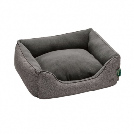 Hunter Cama Cuadrada Para Perros Boston Gris