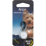 Luz Blanca de Posición para Collar de Perros Nite Ize Crystal Jewel
