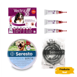 Pack Súper Protección: collar Seresto más de 8kg + Vectra 3 pipetas +40kg
