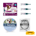 Pack Súper Protección: collar Seresto más de 8kg + Vectra 3 pipetas 4-10 kg