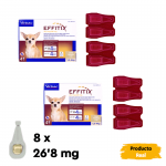Effitix antiparasitario Pack Ahorro 8 pipetas para perros mini (1,5-4kg)
