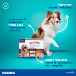 Effitix antiparasitario Pack Ahorro 8 pipetas para perros medianos (10-20kg)