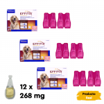 Effitix antiparasitario Pack Ahorro 12 pipetas para perros grandes (20-40kg)