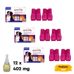 Effitix antiparasitario Pack Ahorro 12 pipetas para perros gigantes (40-60)