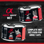 Alpha Spirit pack Latas para gatos de Ternera
