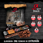 Alpha Spirit Snack Natural para Gatos con Pavo