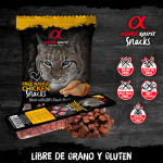 Alpha Spirit Snack Natural para Gatos con Aves de Corral