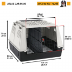 Transportin Atlas Car Maxi Gris Ferplast