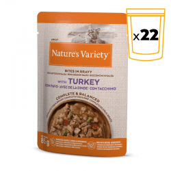 Comida Húmeda en Salsa para Gatos con Sabor a Pavo Nature´s Variety