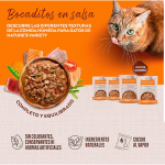 Comida Húmeda en Salsa para Gatos con Sabor a Pavo Nature´s Variety