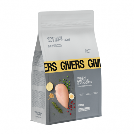 Givers Pienso Natural Para Gatitos con Pollo