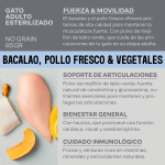 Givers Comida Húmeda Natural Para Gatos con Bacalao, Pollo y Vegetales