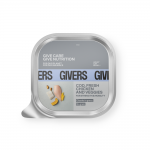Givers Comida Húmeda Natural Para Gatos con Bacalao, Pollo y Vegetales