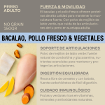 Givers Comida Húmeda Natural Para Perros con Bacalao, Pollo y Vegetales