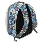 Mochila Space Con Flores Azul Nayeco