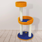 Rascador Azul / Naranja para gatos