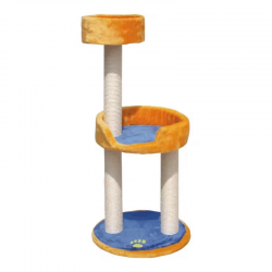 Rascador Azul / Naranja para gatos