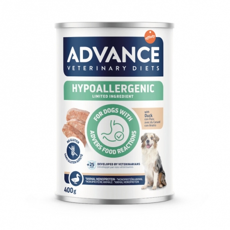 Advance Veterinary Diets Hypoallergenic Duck Comida Húmeda para Perros con Pato