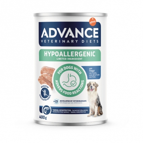 Advance Veterinary Diets Hypoallergenic Trout Comida Húmeda para Perros con Trucha