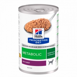 Hills Prescription Diet Metabolic Beef Comida Húmeda en Paté para Perros