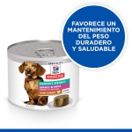 Hills Science Plan Small & Mini Perfect Weight Comida Húmeda Para Perros Pequeños con Pavo