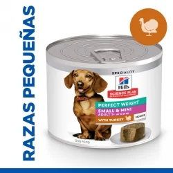 Hills Science Plan Small & Mini Perfect Weight Comida Húmeda Para Perros Pequeños con Pavo