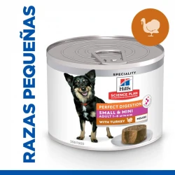 Hills Science Plan Small & Mini Perfect Digestion Comida Húmeda Para Perros Pequeños con Pavo