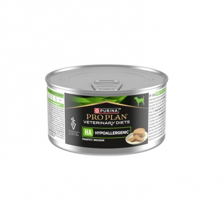 Pro Plan Veterinary Diets HA Hypoalergenic Comida Húmeda Mousse Para Perros