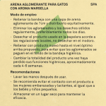 Arena aglomerante Blutive para gatos aroma Marsella 6L