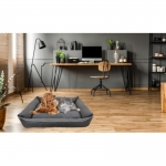 Nayeco Cuna Desenfundable Para Perros Color Gris