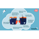 Coachi Train & Treat Bolsa Porta Snacks Para Perros Azul