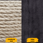 Rascador para Gatos Volga Color Gris Gloria Pets