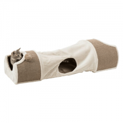 Trixie Tunel Rascador para gatos color Gris-Marrón