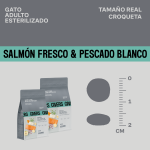 Givers Pienso Natural Para Gatos Esterilizados con Salmón
