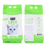 Kit Cat Arena para Gatos Eco SoyaClump Aroma Té Verde