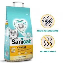 Sanicat Clumping para Gatos Fragance Free